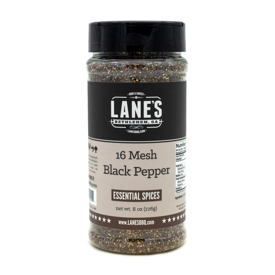 Lane's BBQ Premium 16 Mesh Black Pepper