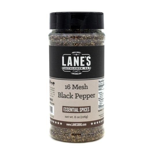 Lane's BBQ Premium 16 Mesh Black Pepper